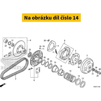 Honda Kryt čepů řemenice 23237KSVJ10