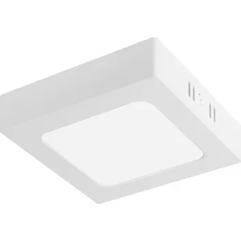 Stropní svítidlo FABRO LED, 6W, 540lm, 4000K, IP40, přisazené, čtverec, GTV