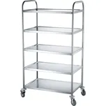 Servírovací vozík s 5 policemi, HENDI, 905x585x(H)1545mm | 810125