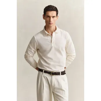 POLOKOŠILE GANT WASHED SLUB HEAVY RUGGER CREAM