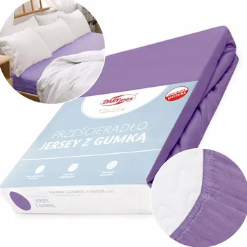 Prostěradlo PROSTĚRADLO JERSEY S GUMOU 160X200 SVĚTLÝ VŘES