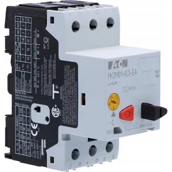 vypínač EATON MOTOROVÝ SPÍNAČ ROZSAH 4-6.3A AC3 TERMO-MAGNETICKÝ VYPOUŠTĚČ PKZM0 189888