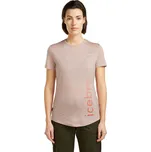 Dámské merino triko s krátkým rukávem ICEBREAKER Wmns Mer 125 Cool-Lite Sphere SS Tee Vert, Pink Quartz velikost: M