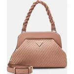 Staro-růžová kabelka Guess Hassie frame crossbody - Barva Růžová, Materiál Imitace Kůže 56590 VG839717