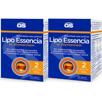 Green Swan Pharmaceuticals Lipo Essencia se silymarinem, 2x 60 cps.