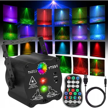 Světelný efekt PROJEKTOR NA PÁRTY, PROJEKTOR, DISCO, ZVUKOVÝ SENZOR