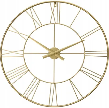 Hodiny Nástěnné hodiny EDAXO zlaté 70 cm