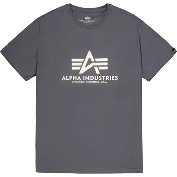 Pánské tričko Tričko Alpha Industries Basic Big Logo - tmavě šedé, M
