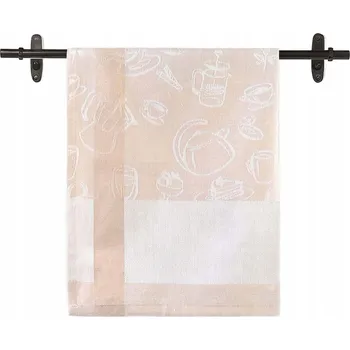 Utěrka Utěrka do kuchyně 50x70 kuchyňská utěrka SKRZACIK béžová barva