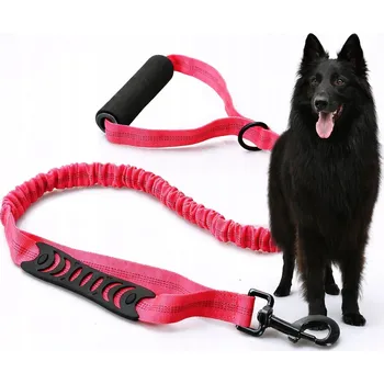 Vodítko pro psa VODÍTKO PRO VÝCVIK PSA S AMORTIZÉREM BUNGEE A SUPER SILNÝM DRŽADLEM