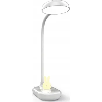 Lampička LED stolní lampa 4,5W se svítícím králíčkem PURE FLB-30 ASTRID bílá F