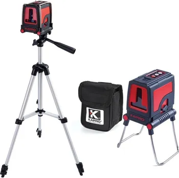 Měřící laser LASEROVÝ NIVELÁTOR KAPRO + STATIV 105 CM + TAŠKA, DOSAH 30 M