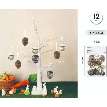 Velikonoční dekorace Velikonoční závěs z dřeva - vajíčko