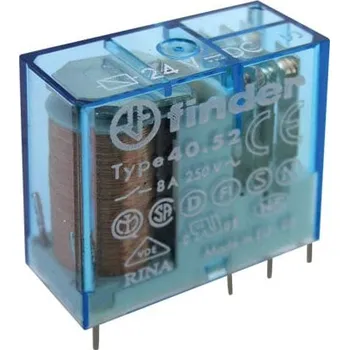 Elektronická součástka Relé 24V 8A/250VAC 2x přep. RELEF4052-24