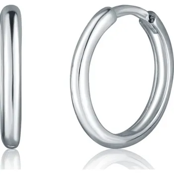 Náušnice Zlaté náušnice kroužky z bílého zlata