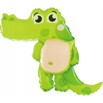 Balónek Fóliový balónek PartyPal krokodýl 45x63 cm