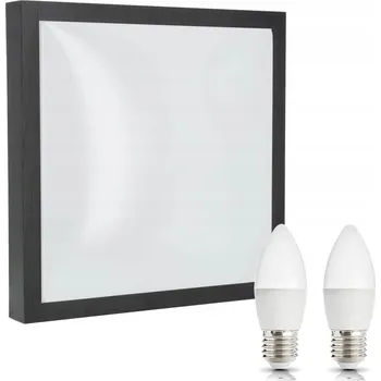 Žárovka Sada svítidla IMPERA S černé + 2x LED žárovka 7W E27