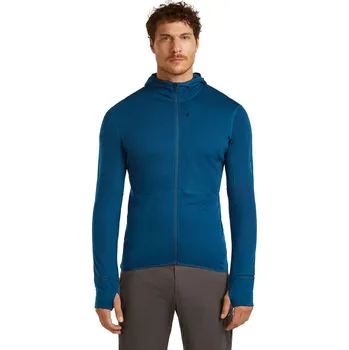 Pánská mikina Pánská merino mikina ICEBREAKER Mens Mer 200 Realfleece Descender LS Zip H, Atlantis/Arctic velikost: S