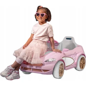 autíčko AUTO NA AKUMULÁTOR KABRIOLET CABRIO AUTO PRO DĚTI RŮŽOVÉ LED ZVUK