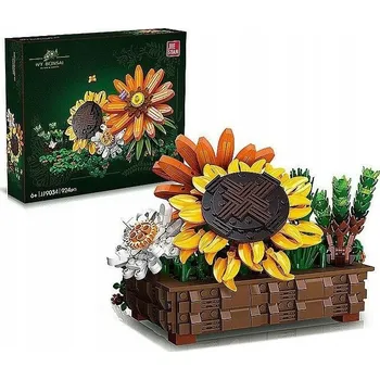 ostatní stavebnice Stavebnice květiny v květináči – 924 dílků