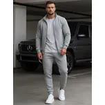 Pánská tepláková souprava světle šedá Dstreet AX0732 Barva: Šedá - světle, Velikost: XL