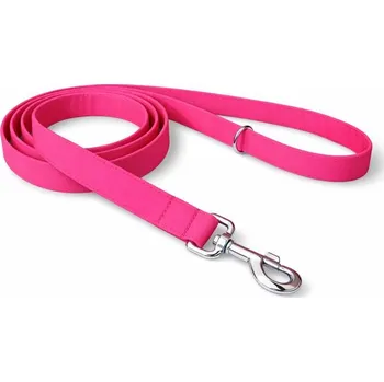 Vodítko pro psa Softshellové vodítko Active - Neon růžová Šířka: 2 cm, Délka: 2 m, Karabina: 67 mm - chrom - malý pes