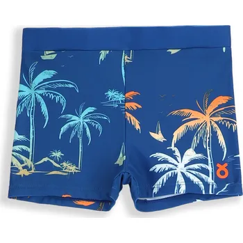 Chlapecké plavky LEMON EXPLORE Dětské boxerkové plavky rychleschnoucí WL5 146 MODRÁ