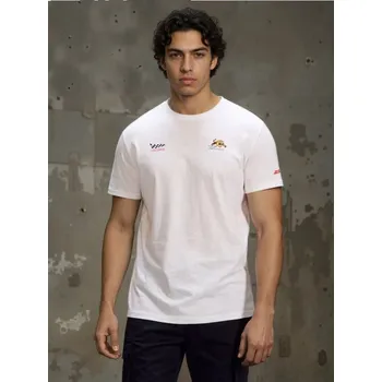 Pánská móda Sinsay - Bavlněné tričko s krátkým rukávem - bílá - 268HL-00X - 268HL-00X-L