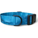 Softshellový obojek Active - Modrý abstrakt Šířka: 4 cm, Velikost obojku: L