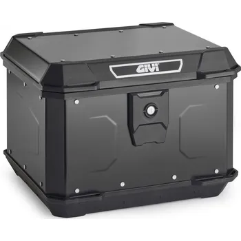 Pouzdro na brýle GIVI ALP44B Alpina kufr hliníkový černě lakovaný (Monolock s vlastní plotnou), objem 44 ltr