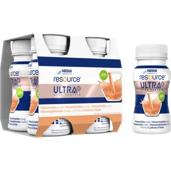 Speciální výživa Nestlé Resource Ultra High Protein lískový oříšek 4x 125 ml