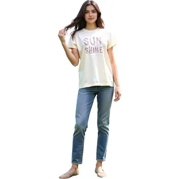 Dámské tričko ALPINE PRO - DORGA DÁMSKÉ BAVLNĚNÉ TRIKO