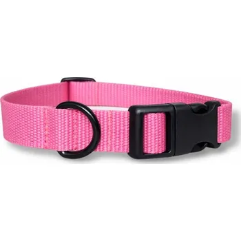 Obojek pro psa Popruhový obojek Basic - Neon růžová Šířka: 1,5 cm, Velikost obojku: XXS