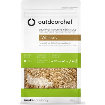 Tuhé palivo Outdoorchef Whiskey dřevěná štěpka 750g Outdoorchef