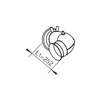 Výfuková trubka Trubka výfuková DAF 75CF přední VANSTAR VS71191DF