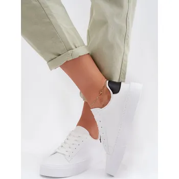 Dámské tenisky Dámské tenisky z eko kůže Big Star TT274928 HI-POLY SYSTEM Bílé 41