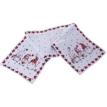 ubrus Běhoun na stůl - 3 skřítci / okraj srdce