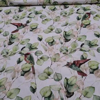 Pro útulný domov bavlněná látka KOLIBŘÍCI