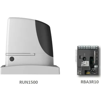 Pohon brány RUN 1500 pohon Nice pro bránu do 1500 kg - pohon posuvné nebo samonosné brány, elektronika RBA3, mechanické koncové spínače, BlueBus