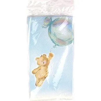 Balónek Papírový ubrus sladký modrý medvěd, 180 x 120 cm 81205 Nové zboží