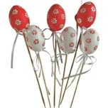 Zápich Vejce červené/bílé