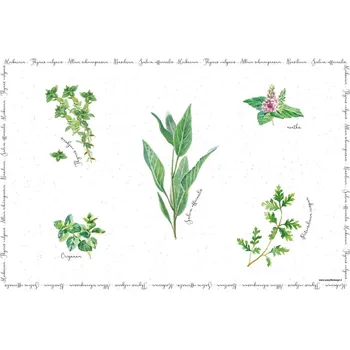 prostírání Plastové prostírání Herbarium