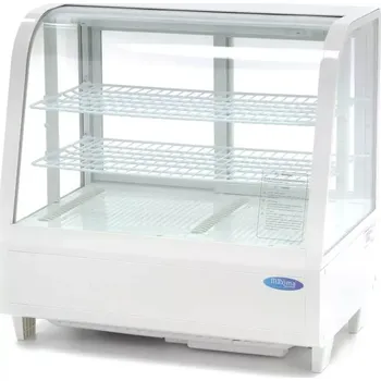 Domácí spotřebič Maxima Lednice s vitrínou 68 cm - 100 l - bílá | 09400836