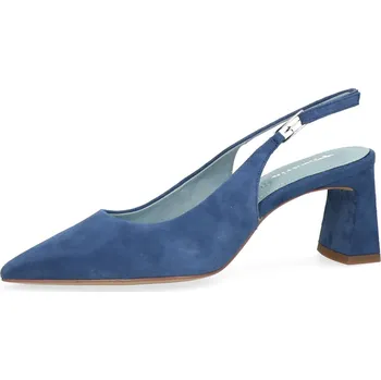 Dámské lodičky Tamaris dámské stylové lodičky s otevřenou patou - modré