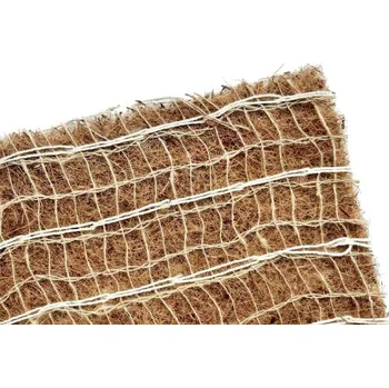 Geotextilie Kokosová mulčovací rohož s&nbsp;jutovou síťovinou – Geomat K-J 450&nbsp;g/m² 2×25 m [50 m²]
