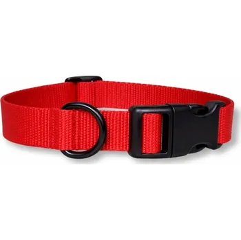 Obojek pro psa Popruhový obojek Basic - Červená Šířka: 1,5 cm, Velikost obojku: XXS