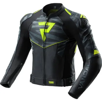REBELHORN bunda VANDAL 2 black/grey/fluo yellow - 56
