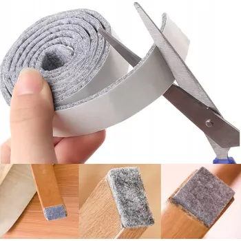 Podložka pod nábytek Podložka pod nábytek filcová šedá samolepicí 100 cm x 5 cm 1 ks