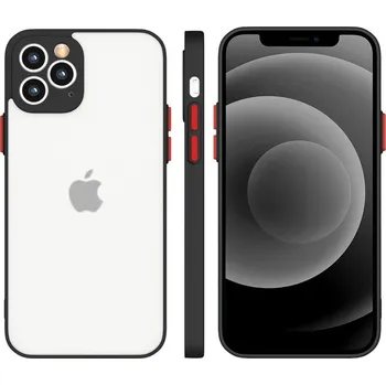 Pouzdro na mobilní telefon Hurtel Silikonové flexibilní průsvitné pouzdro Milky Case pro Samsung Galaxy S21+ 5G (S21 Plus 5G) černé