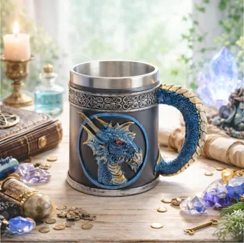 Korbel fantasy -Drak(modrý)